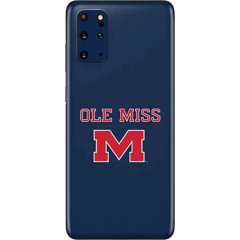 University of Mississippi Ole Miss Blue Galaxy S20 Plus Skin